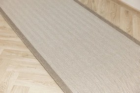 Šnúrkový obojstranný behúň Brussels 205681/10610 Linen krémový / béžový