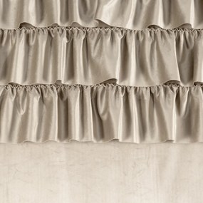 ZATEMŇOVACÍ ZÁVES NA KRÚŽKOCH AURA 140X250 CM BÉŽOVÁ