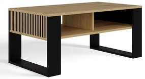 Konferenční stolek LAWA Modern 2P Slim dub artisan/černý