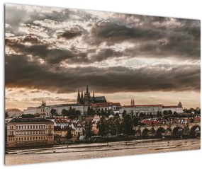 Obraz Pražského hradu za šera (90x60 cm)