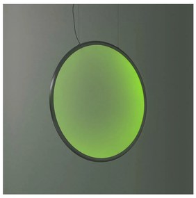 Artemide 1993310APP-LED RGBW Stm. luster na lanku DISCOVERY LED/59W/230V antracit