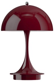 Louis Poulsen Prenosná lampa Panthella 160 V3 Opaque Burgundy