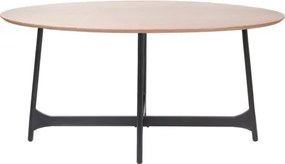 Jedálenský stôl SAVELMA naturálny s čiernymi nohami 892306