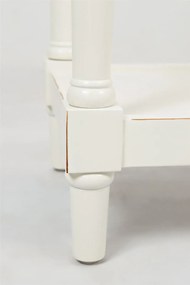 Konferenčný stolík Avola 152 cm z masívu biely