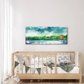 Obraz - Snová krajina (120x50 cm)