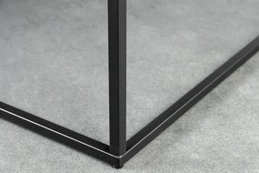 Dizajnový konferenčný stolík Haines 60 cm vzor antracitový mramor