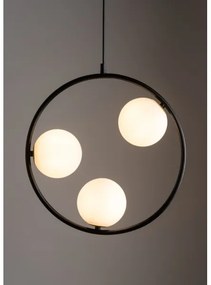 Luster na lanku AQUA 3xG9/12W/230V čierna