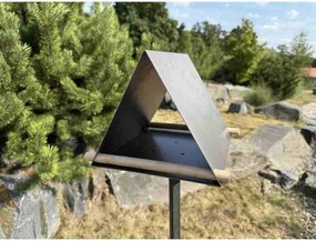 Vela Vtáčie kŕmidlo 25 x 25 x 20 cm, corten CORGARDEN 1041