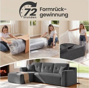 Modulárna rohová sedačka LCS183GN01 sivá