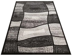 Kvalitný hnedý koberec v modernom designe Šírka: 60 cm | Dĺžka: 100 cm