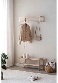 Skrinka na topánky z dubového dreva v prírodnej farbe Confetti – Rowico