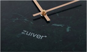 Zelené nástenné mramorové hodiny Zuiver Marble Time