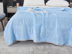 Chladiaca letná prikrývka CELIA, modrá Rozmer: 140 x 200 cm