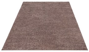 Dekorstudio Shaggy koberec CITY 500 hnedý Rozmer koberca: 200x200cm
