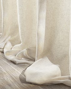 Záves s tunelom a volánom farba produktu béžová látka polopriehľadný, zapletaná