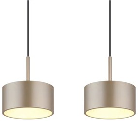 Globo 56964-4H - LED luster na lankách RAYMOND LED/40W/230V 3000K mosadz