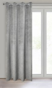 ZATEMŇOVACÍ ZÁVES NA KRÚŽKOCH ALUVIA 140X250 CM SIVÁ