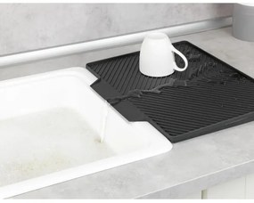 WENKO 54771100 - Odkvapkávač NELIA 34x40 cm čierny