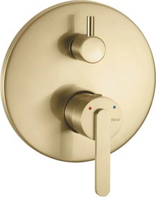 Rea Ontario, podomietková sprchová súprava s I-Box montážnym systémom, zlatá matná, REA-P5502
