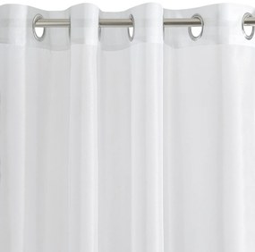 ZÁCLONA NA KRÚŽKOCH SYLVIA 350X250 CM BIELA