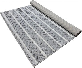 DC Koberec Milano 026 sivá krémová Rozmer: 60×100 cm