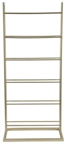 Kovový regál na víno v zlatej farbe počet fliaš 5 38x84,5x20 cm Single Floor – PT LIVING