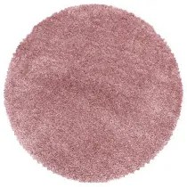Ayyildiz koberce Kusový koberec Fluffy Shaggy 3500 rose kruh - 120x120 (priemer) kruh cm