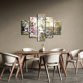 Obraz - Dizajnové kvety (150x105 cm)