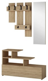 Předsíňová stěna Houseland Vesty dub přírodní