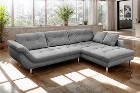 XXXLutz ROHOVÁ SEDAČKA, plast, textil, kompozitné drevo, tmavosivá MID.YOU - Sedačky - 000694009704