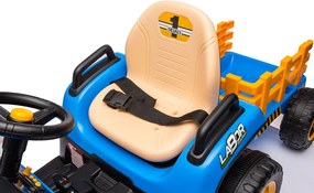 LEAN CARS Elektrický traktor BBH-030 modrý