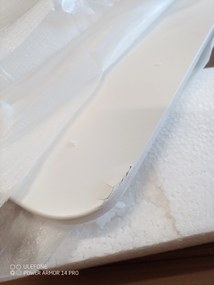 AKCIA Biely jedálenský stôl BERGEN 100x70 cm II. akosť