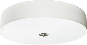 Rustikálne stropné svietidlo biele 70 cm - Drum Jute