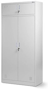 Kancelárska skriňa Borys kovová šedý