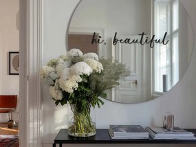 Nálepka na zrkadlo S20 – Hi, beautiful