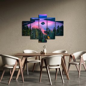 Obraz - Jazero Tahoe, Sierra Nevada, Kalifornia, USA (150x105 cm)
