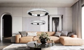 Toolight Toolight, LED závesné osvetlenie 60cm, G044-2CP, chrómová, OSW-06312