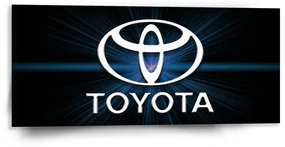 Sablio Obraz Toyota Blue Glow - 110x50 cm