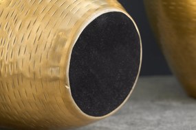 Váza Oriental 2ks 27cm a 31 cm zlatá tepaná úprava