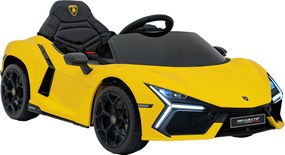 Ramiz Lamborghini Revuelto vozidlo Žltá