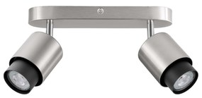 LED nikel designové stropné svietidlo Ison 2
