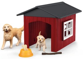 Schleich 42722 Psia búda so zlatým retrieverom
