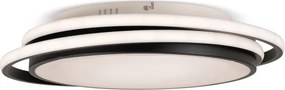 Brilagi - LED stmievateľné stropné svietidlo FLARE LED/84W/230V 47x51 cm čierna + DO