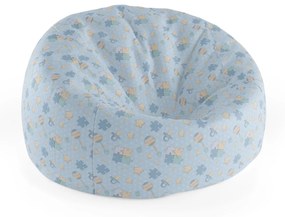 Sablio Sedací vak Cocoon Puzzle a dudlíky - 115 x 75 cm x 45 cm