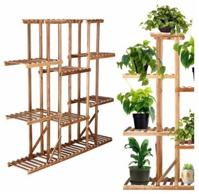 SPRINGOS Drevený stojan na kvety SPRINGOS PLANT 12