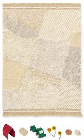 Béžový bavlnený detský hrací koberec 120x170 cm Farm Fields – Lorena Canals