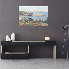 Obraz - Childe Hassam, Poppies,  Isles of Shoals, reprodukcia (90x60 cm)