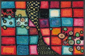 Pestrofarebná mozaika- rohožka 50x75 cm