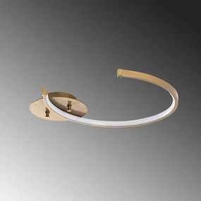 LED stropné svietidlo v zlatej farbe 33x46 cm Moon – Opviq lights