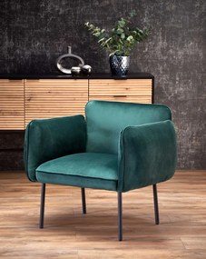 BRASIL leisure armchair dark green/ black